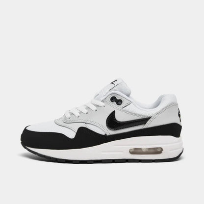 Nike Air Max 1 (GS) - White/Black-Pure Platinum 5Y