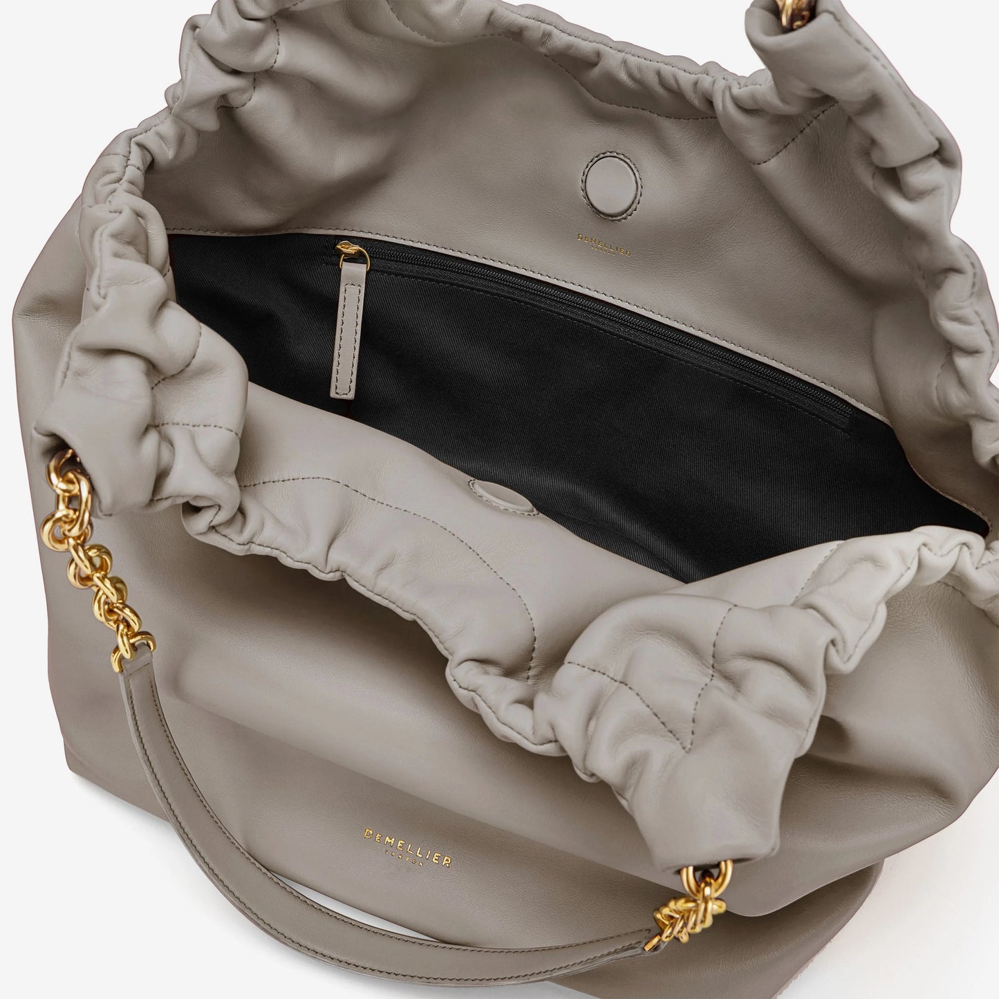 DeMellier London The Miami Bag - Smooth Leather Taupe