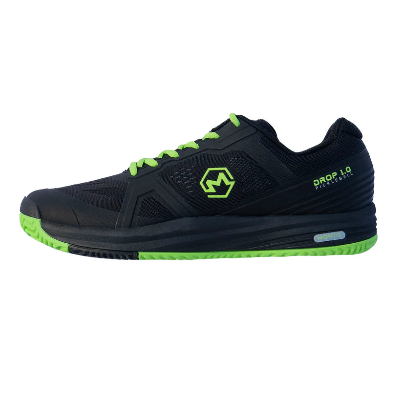Montis Pickleball Drop 1.0 Pickleball Shoes - Dark Grey/Green