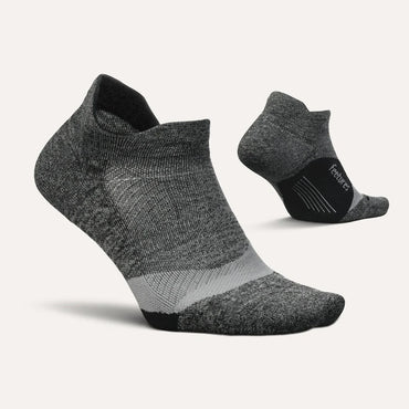 Feetures Elite Light Cushion No Show Tab Socks - Gray - 3 Pack