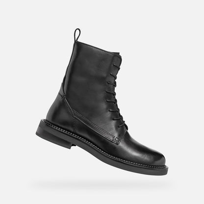 Geox Serilda Women's Ankle Boots with Laces - Black