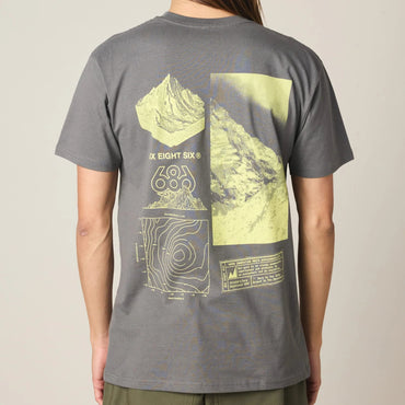 686 Cross-Cut Authentic S/S Tee - Grey