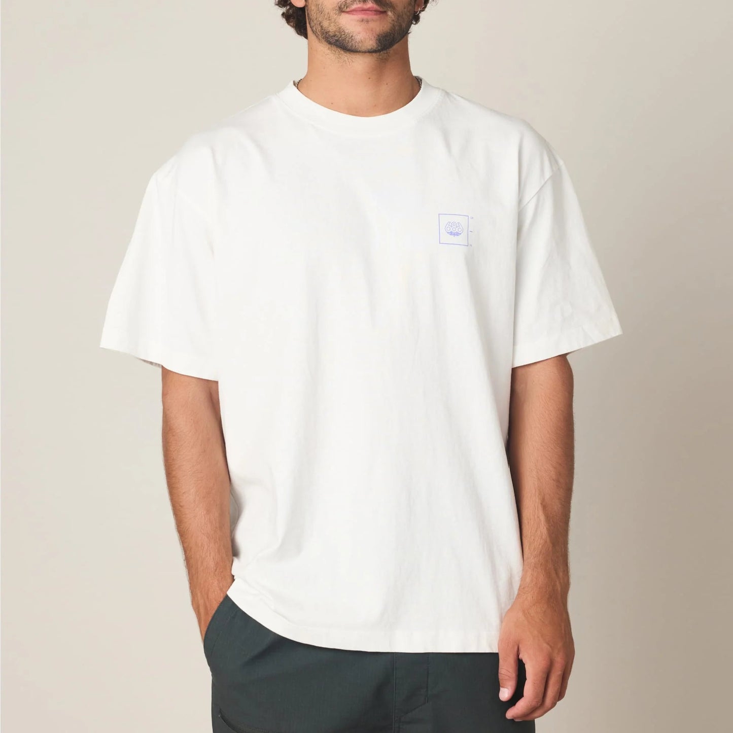 686 Peaks Relaxed SS Tee - White