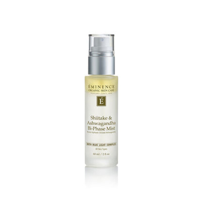 Eminence Organic Skin Care Shiitake & Ashwagandha Bi-Phase Mist - 2 Pack