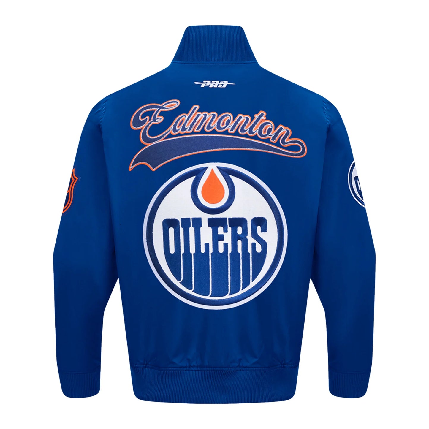 Edmonton Oilers Pro Standard Living Large Blue Twill Jacket