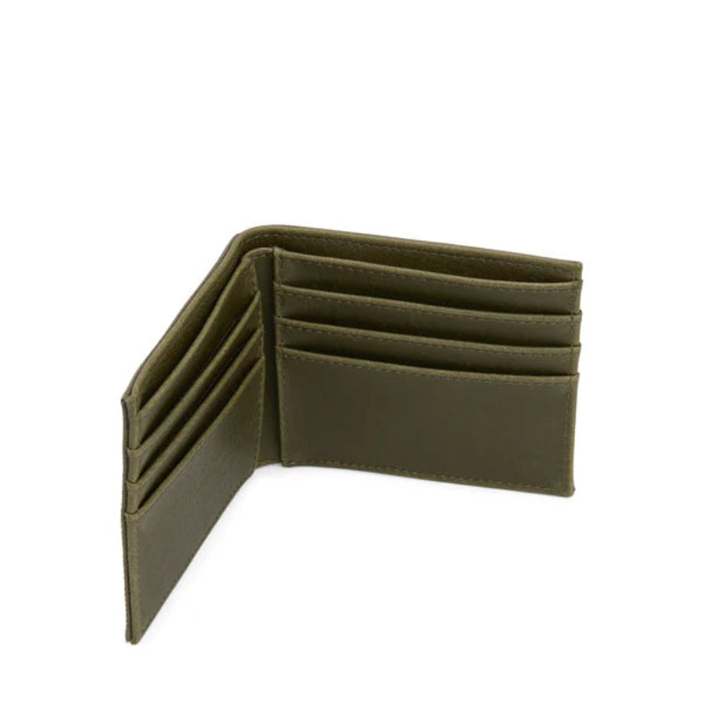 Matt & Nat Rubben Vegan Folded Wallet - Vintage - Olive