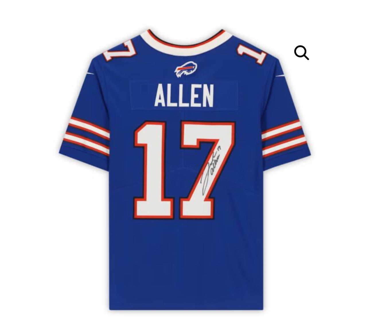 Josh Allen Buffalo Bills Signed Blue Nike Limited Jersey - Framed