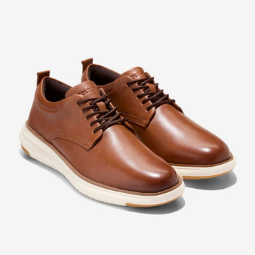 Cole Haan Men's Grand Remix Oxfords - British Tan-Ivory