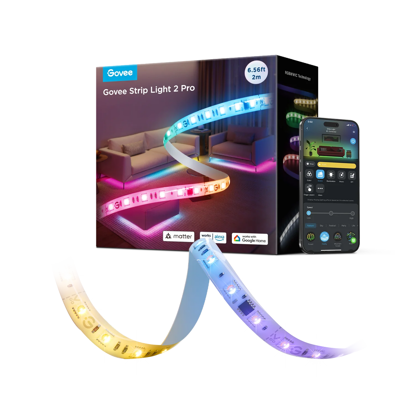 Govee Strip Light 2 Pro - 6.56ft