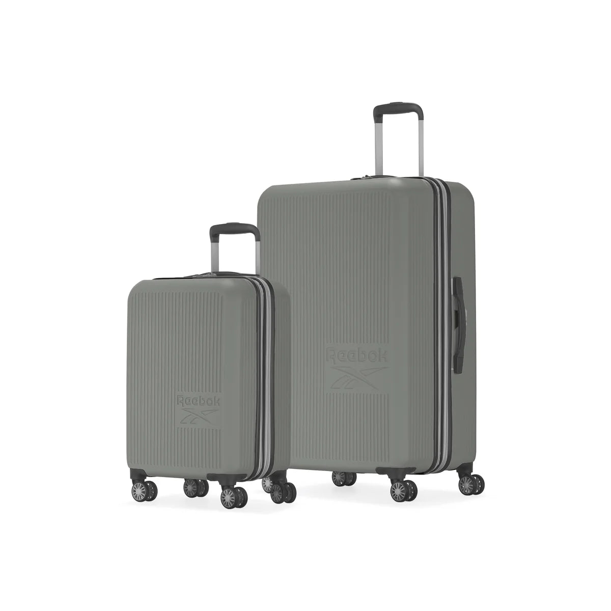 Reebok Action Duo 2 Piece Luggage Set - Grey