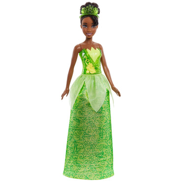 Mattel Disney Princess Tiana Doll in Sparkling Fashion with Removable Skirt
