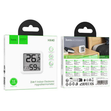 hoco. 2-in-1 Indoor Electronic Hygrothermometer HX40