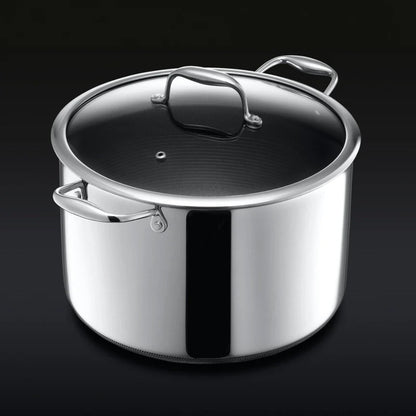 HEXCLAD 10QT Hybrid Stock Pot with Lid (9.5 L)