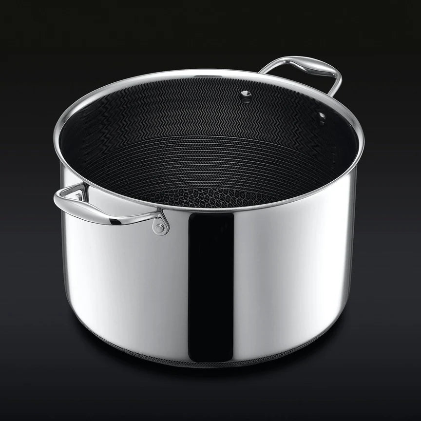 HEXCLAD 10QT Hybrid Stock Pot with Lid (9.5 L)