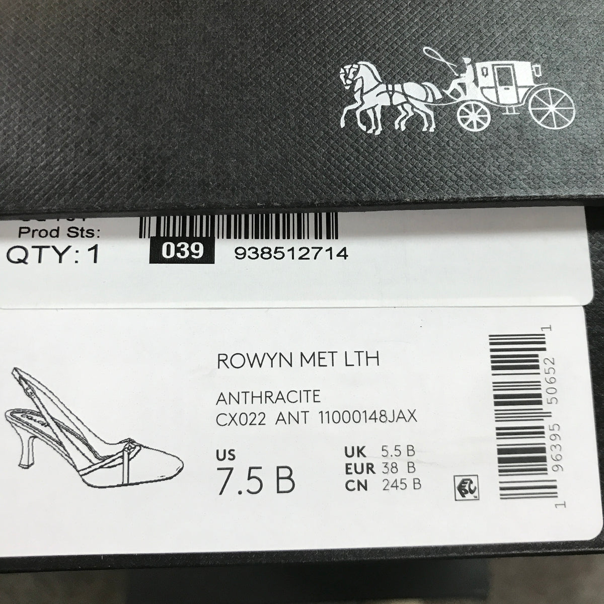 Coach Women's Rowyn Slingback Pump - Anthracite