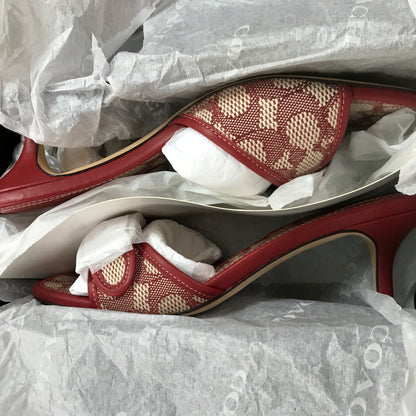Coach Women's Margot Sandal In Signature Jacquard - Ruby