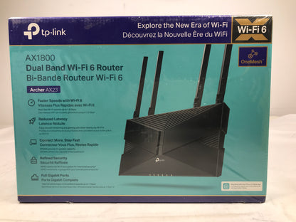 TP-Link AX1800 Dual-Band Wi-Fi 6 Router (ARCHERAX23)
