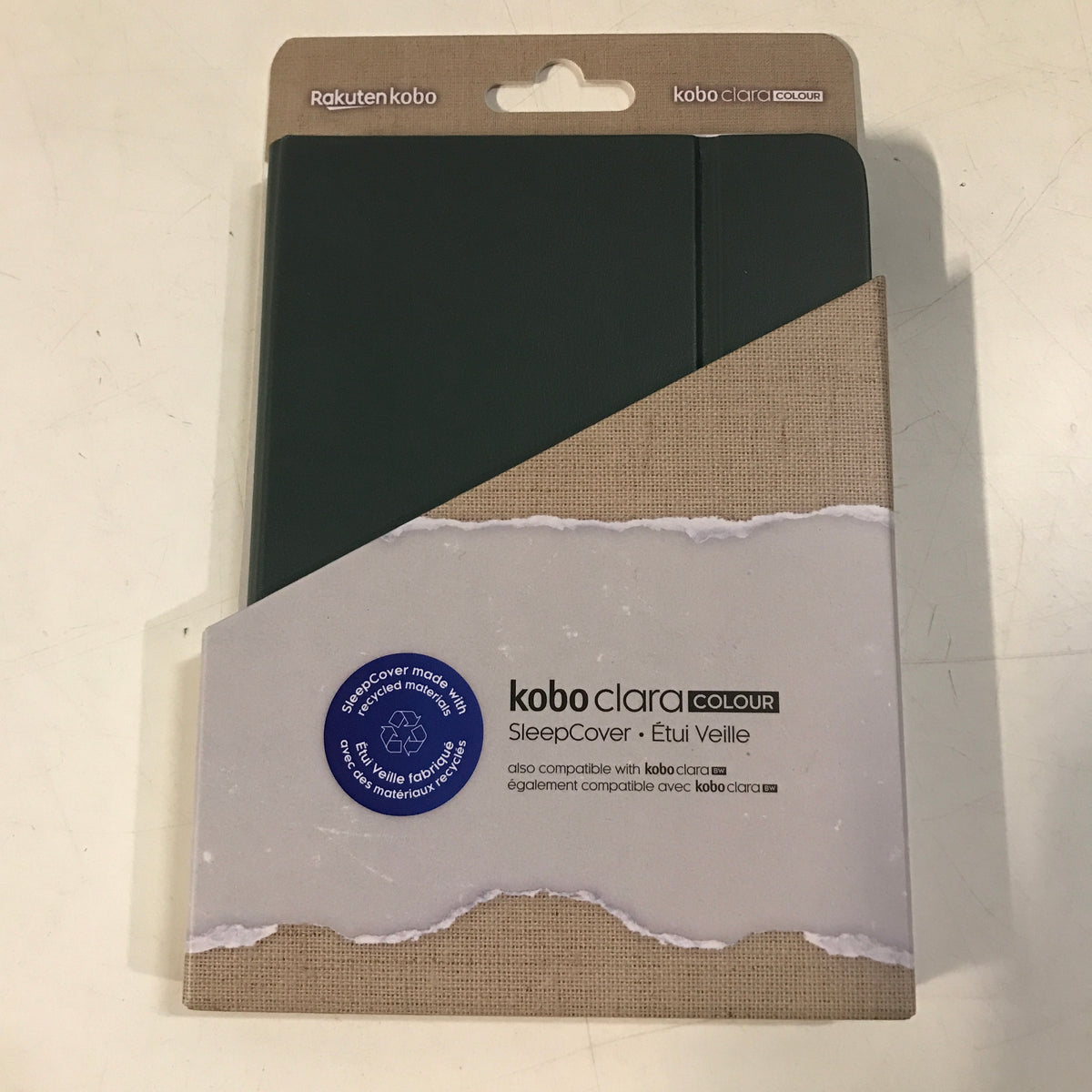 Kobo Clara Colour SleepCover Case - Misty Green