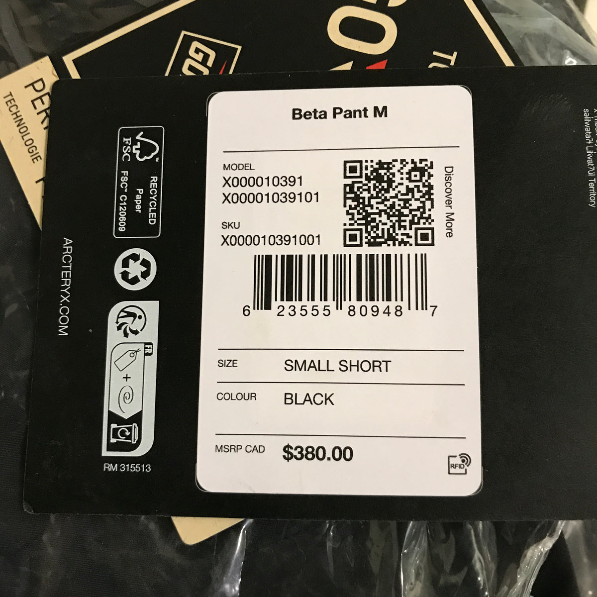 Arc'teryx Beta Pant Men's - Black