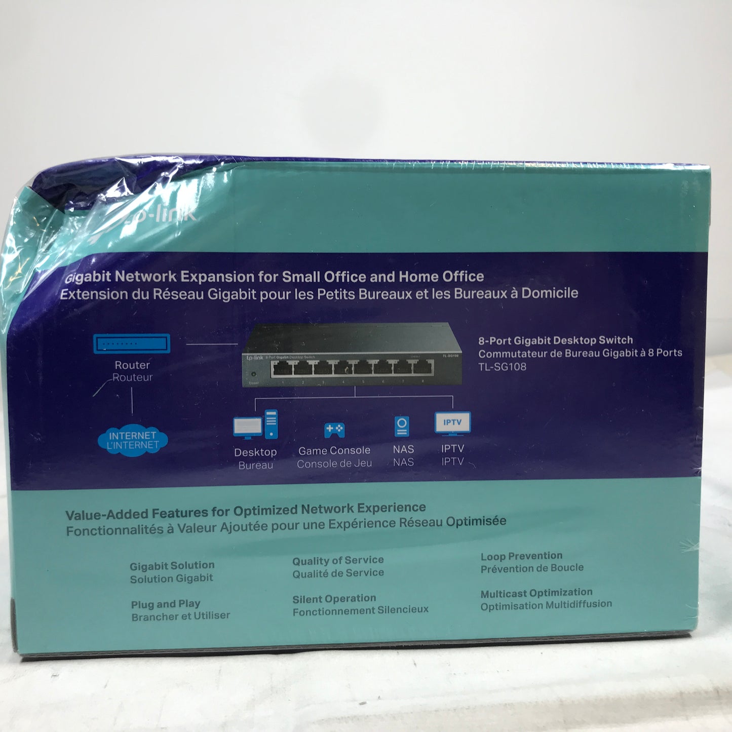 TP-Link 8-Port Gigabit Ethernet Desktop Switch, TL-SG108