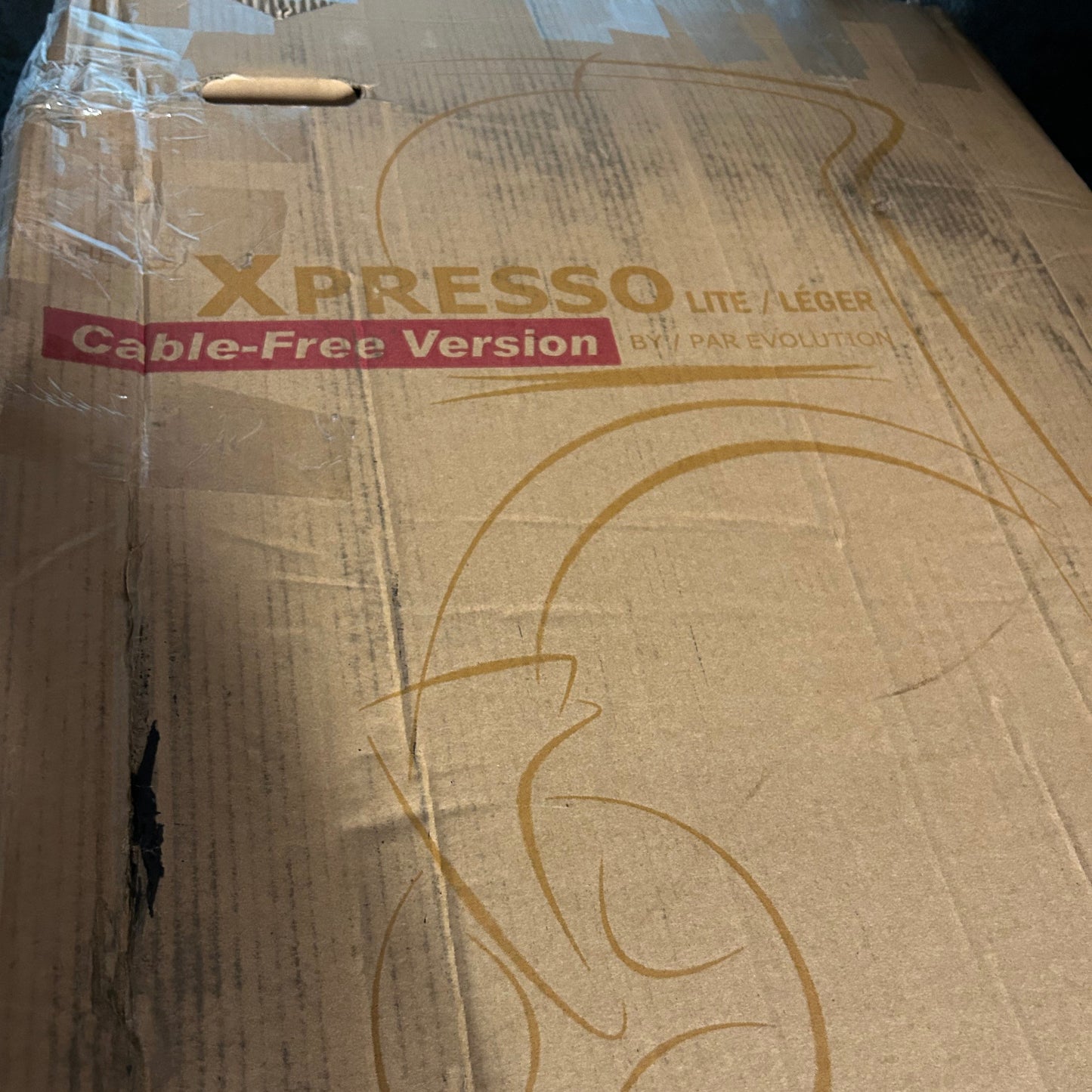 Evolution Xpresso Lite Tall CF Walker - Blue