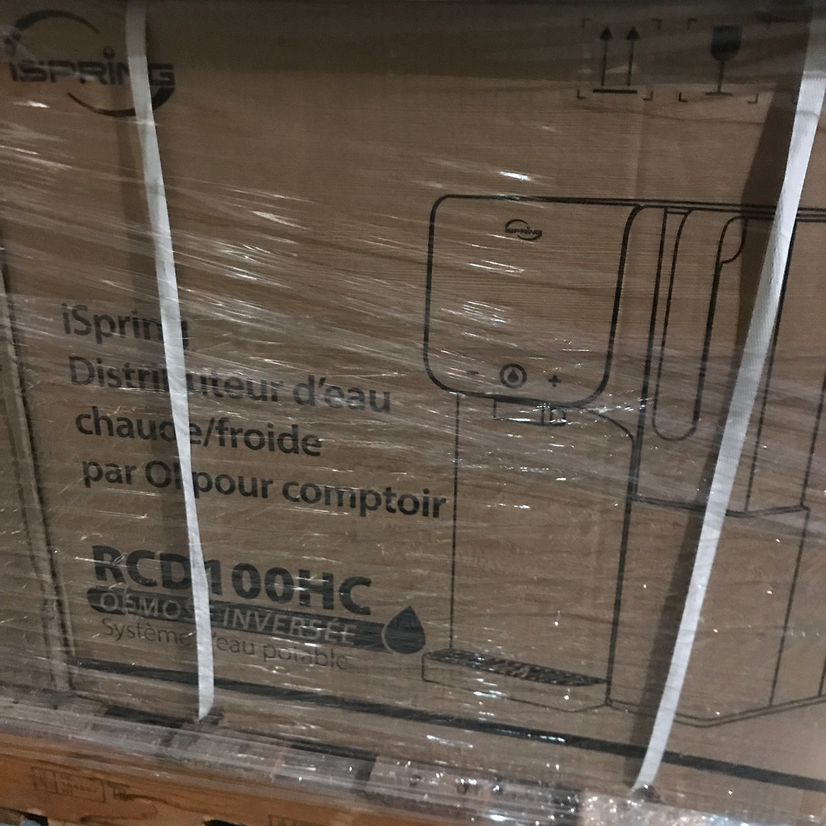 iSpring RCD100HC Hot & Cold Countertop Reverse Osmosis Water Dispenser