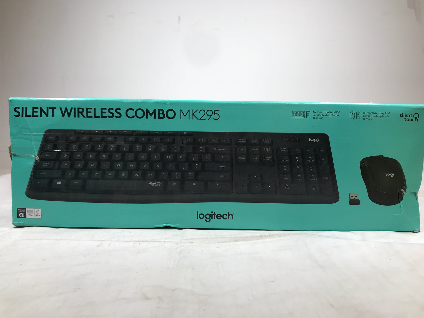 Logitech MK295 Silent Wireless Mouse & Keyboard Combo