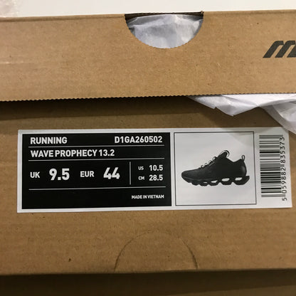 Mizuno Unisex Sportstyle WAVE PROPHECY 13.2 - Black/Black/Iron Gate