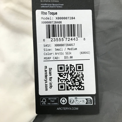 Arc'teryx Rho Toque - Arctic Silk