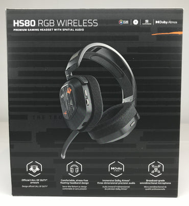 CORSAIR HS80 RGB WIRELESS  Headset — Carbon