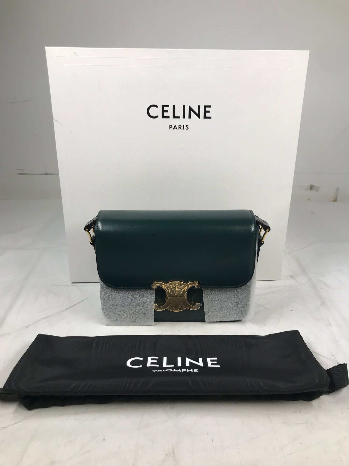 Celine - Teen Triomphe Bag in Shiny Calfskin