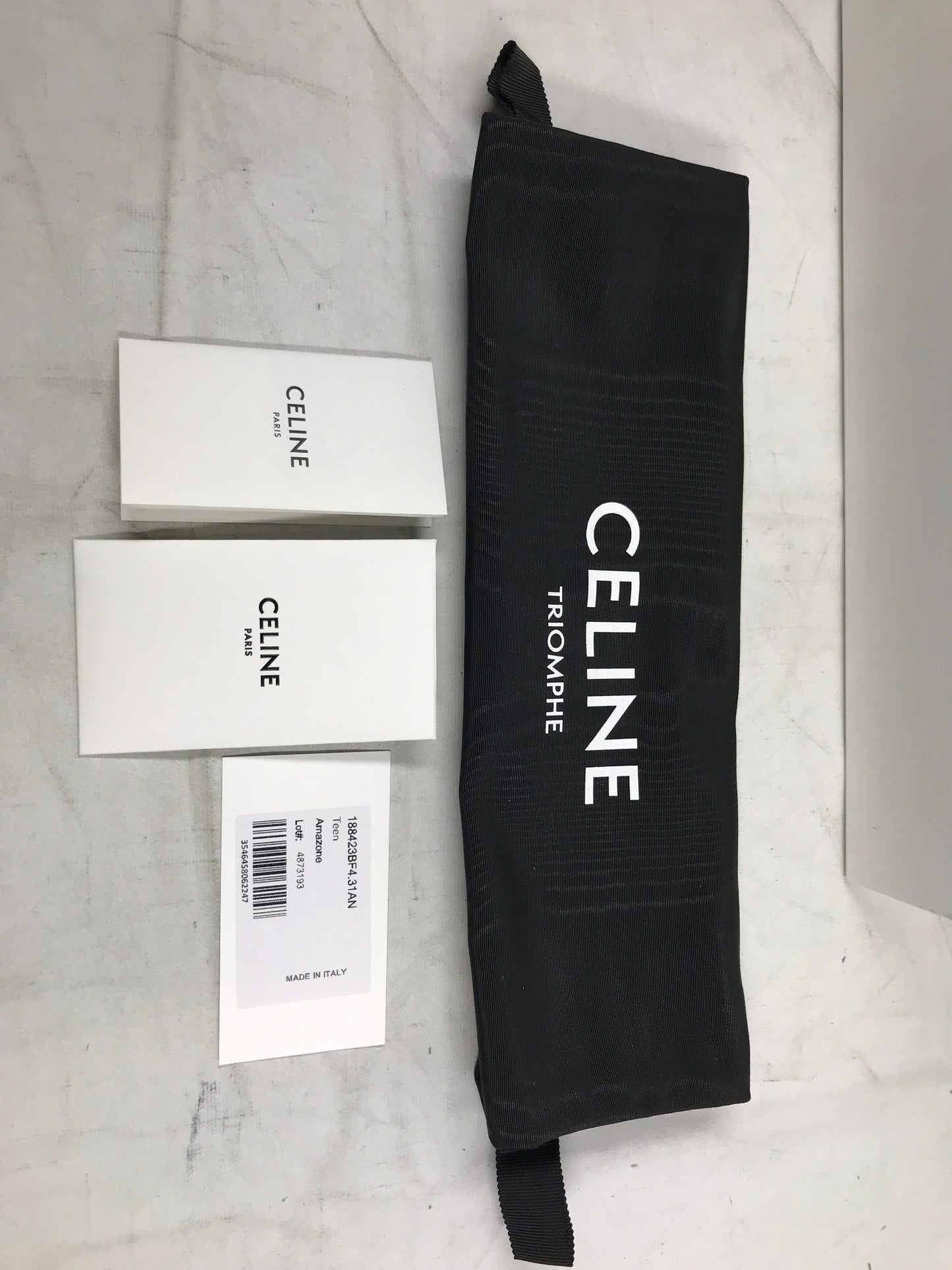 Celine - Teen Triomphe Bag in Shiny Calfskin