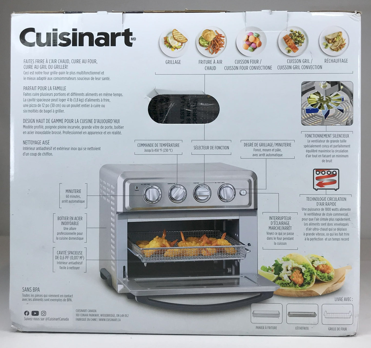 Cuisinart Convection Air Fryer Convection Oven - PICK UP ONLY