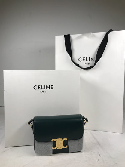 Celine - Teen Triomphe Bag in Shiny Calfskin