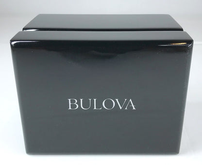 Bulova Modern Latin GRAMMY® Gemini Two-Tone Strap Watch with Tonneau Black Dial