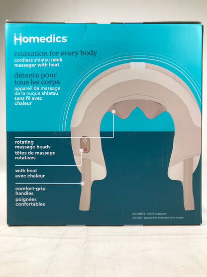 HoMedics Cordless Shiatsu Neck Massager with Heat