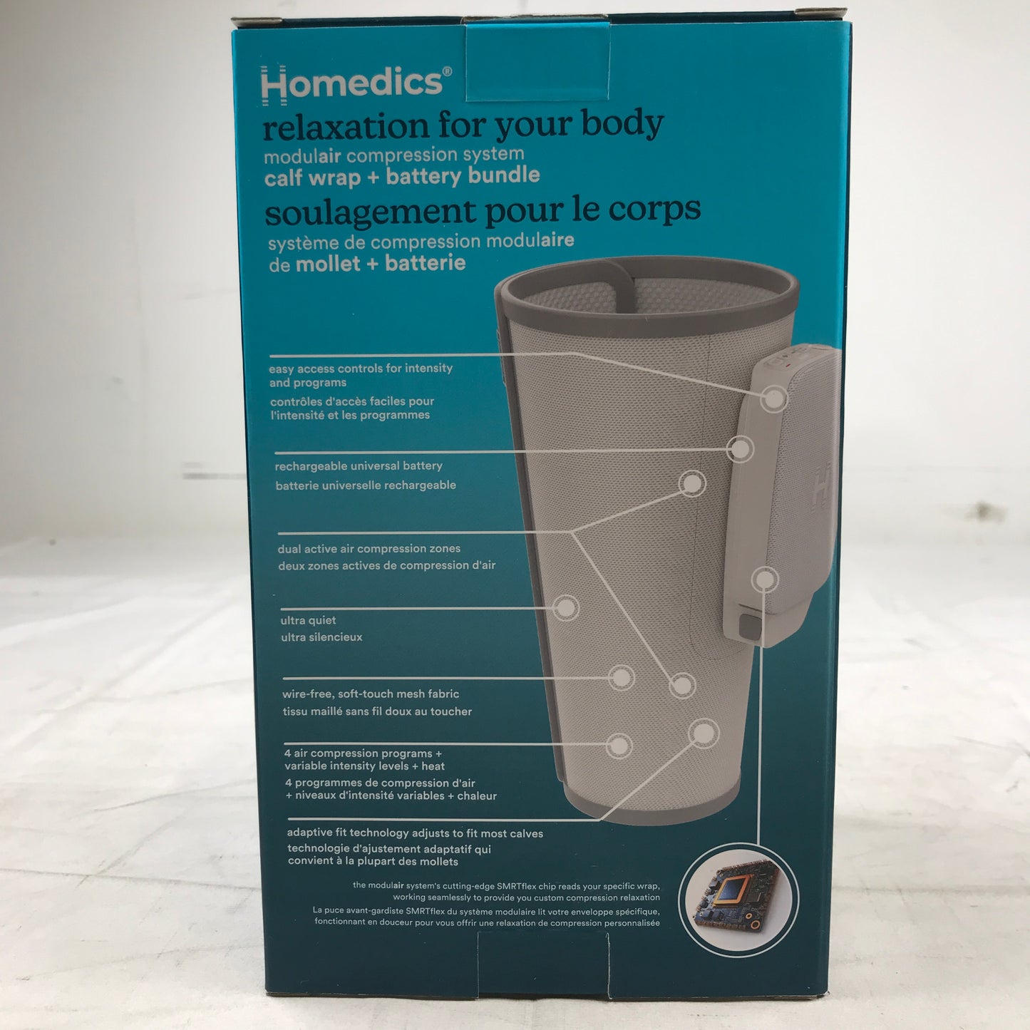 HoMedics Modulair Calf Compression Wrap & Battery Bundle