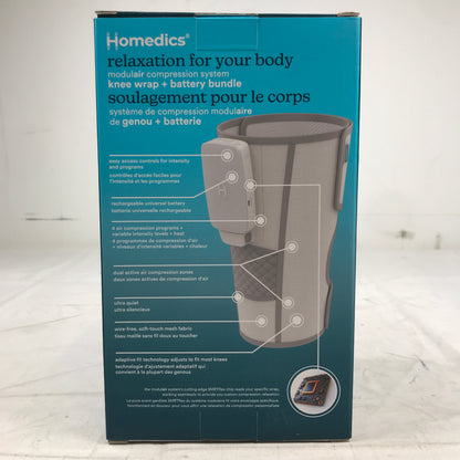HoMedics Modulair Knee Compression Wrap & Battery Bundle