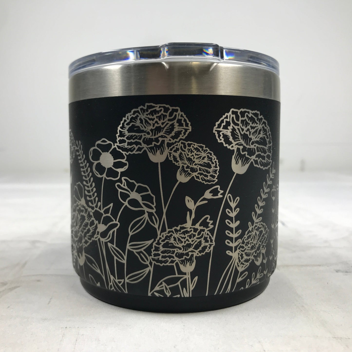 YETI Rambler 414 mL Stackable Mug with MAGSLIDER™ Lid with Flowers Pattern