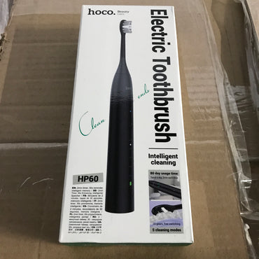 hoco. HP60 Wave Electric Toothbrush with 3 Replacement Brush Heads - Black