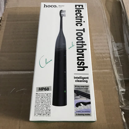 hoco. HP60 Wave Electric Toothbrush with 3 Replacement Brush Heads - Black