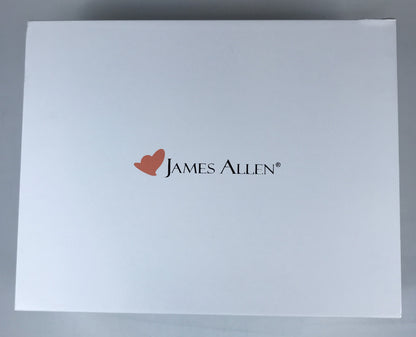 James Allen - Platinum Two Row U Pave Diamond Ring