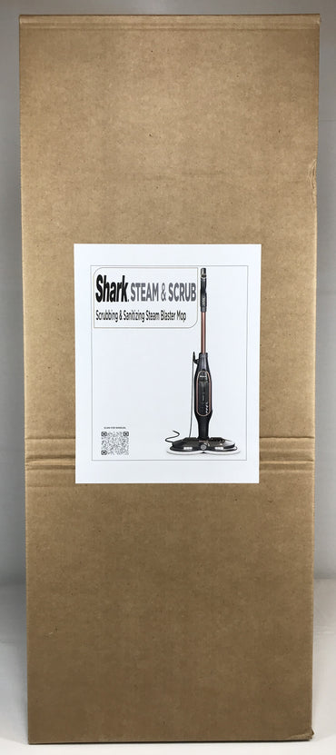 Shark® Steam & Scrub Scrubbing & Sanitizing Steam Mop with 8 Replacement Steam Mop Pads