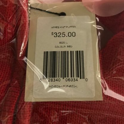 Sports Club Atelier Après Knit Puffer Red