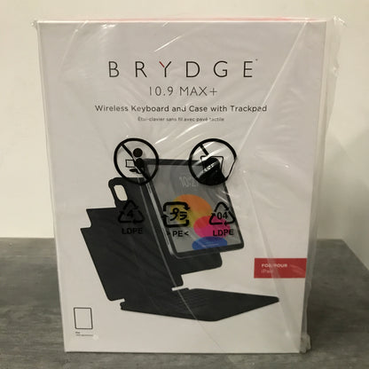 Brydge 10.9 MAX+ Wireless Keyboard and Case with Trackpad - Black