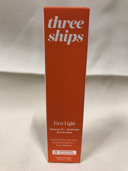 Three Ships First Light Vitamin C + Caffeine Eye Cream