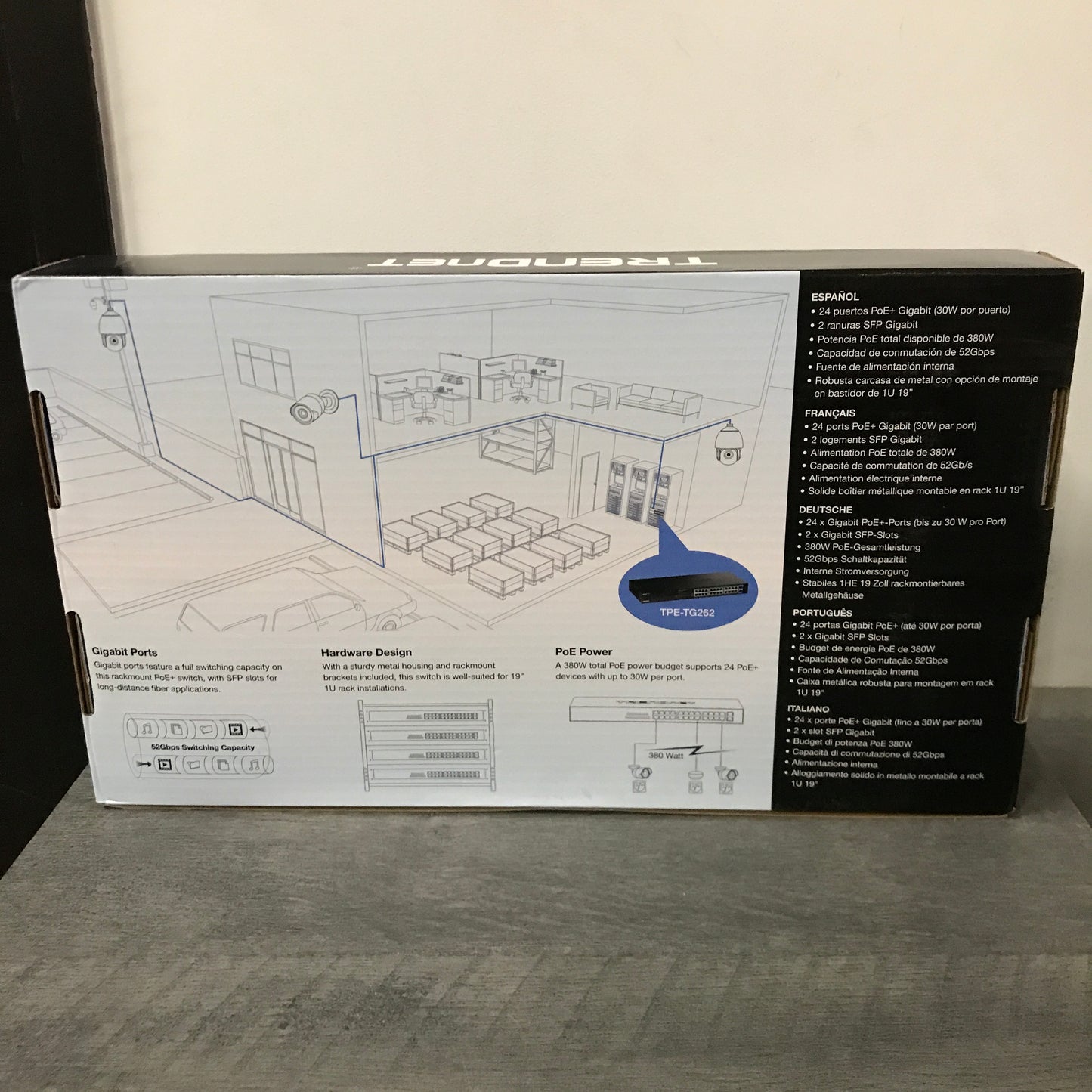 TRENDnet 26-Port Gigabit PoE+ Switch