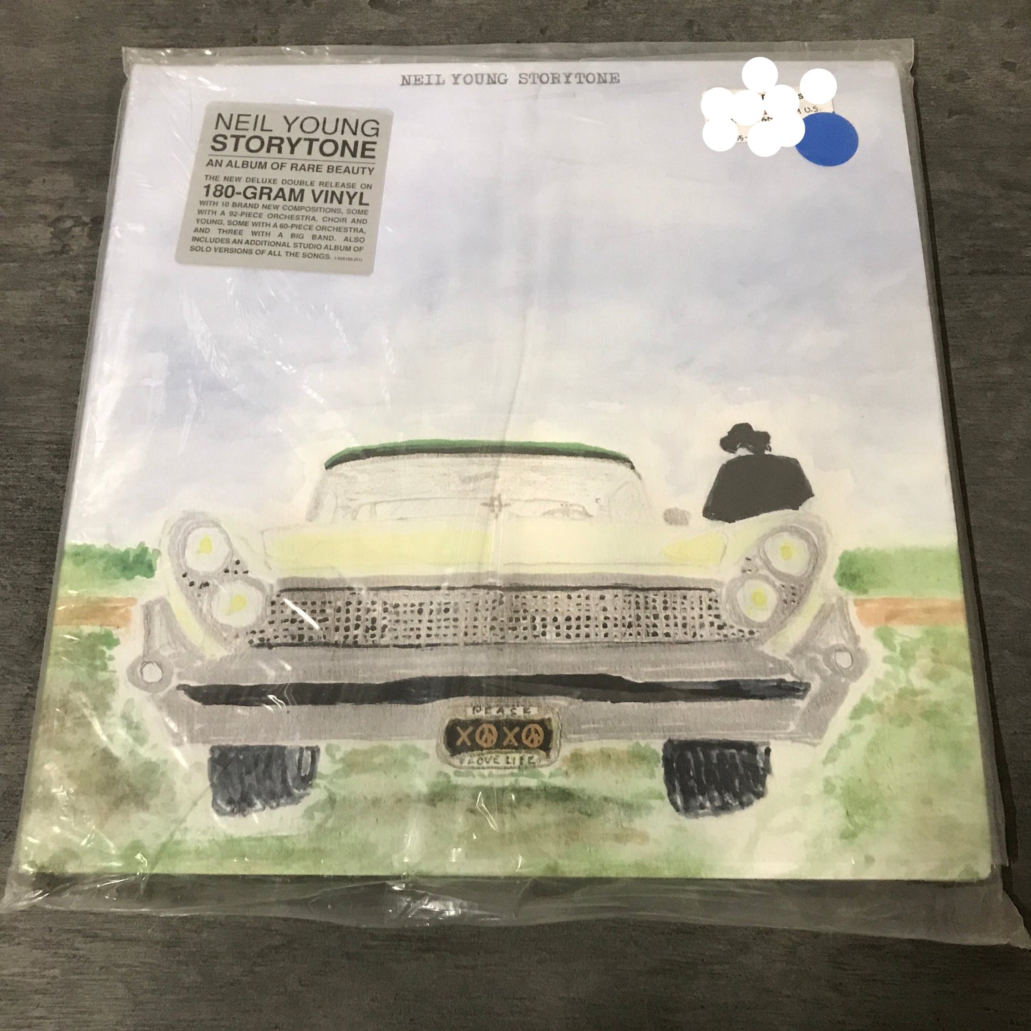 Neil Young Storytone LP Vinyl Record