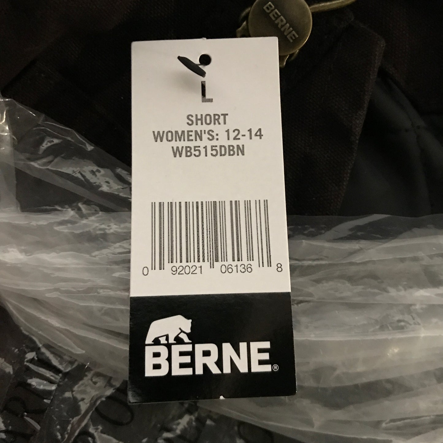 Berne Women's Softstone Duck Insulated Bib Overall - Dark Brown