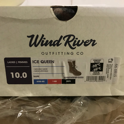 WindRiver Women's Ice Queen ICEFX T-Max Insulated Waterproof Leather Winter Boots
